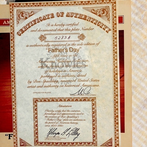 NWT Fathers Day by Don Spaulding Collector… - Picture 6 of 9